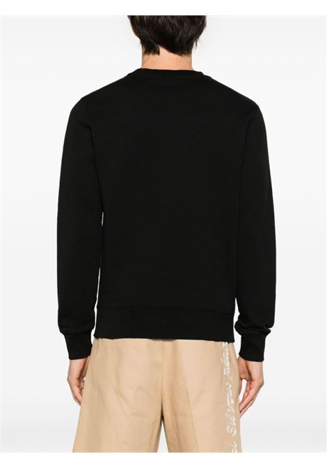 Black Fox-patch sweatshirt - men MAISON KITSUNÉ | LM00301KM0001P199